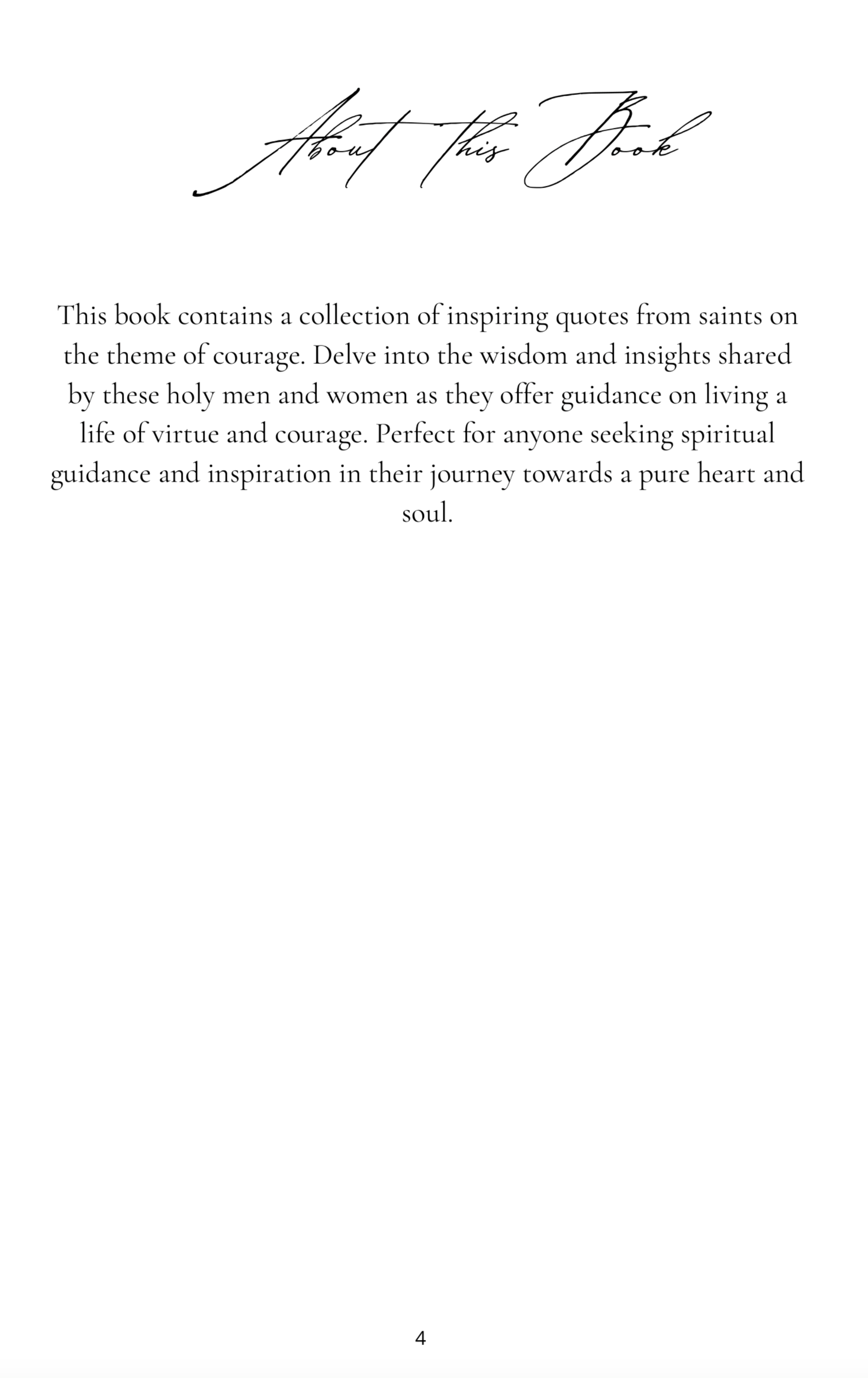Saint Quotes on Courage Volume 1 (C) - Journeys of Faith