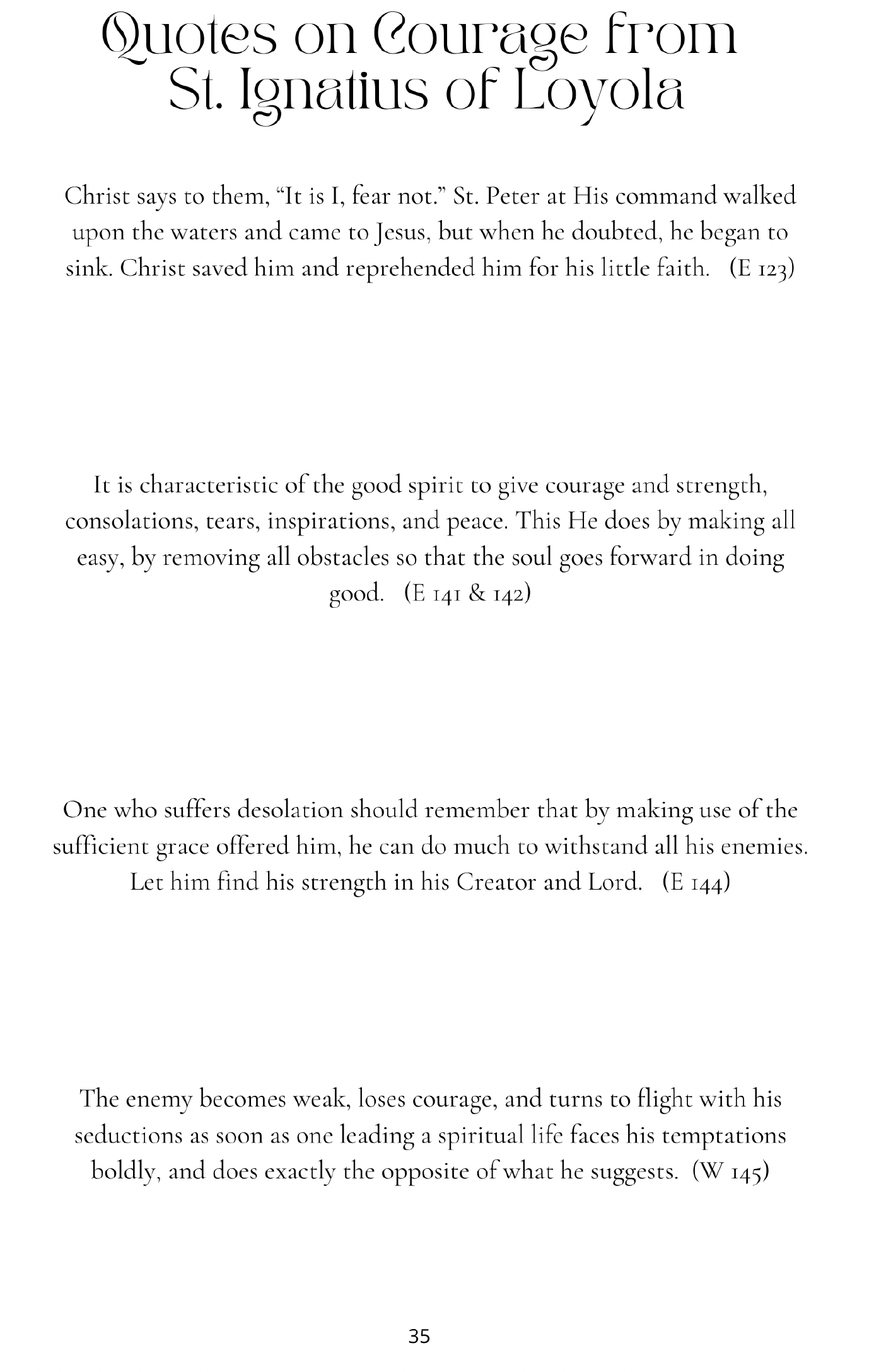 Saint Quotes on Courage Volume 2 (C) - Journeys of Faith