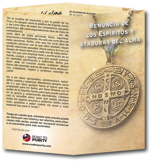 Renunciation of Spirits and Soul Ties - Prayer Card -SPANISH (c) - Journeys of Faith
