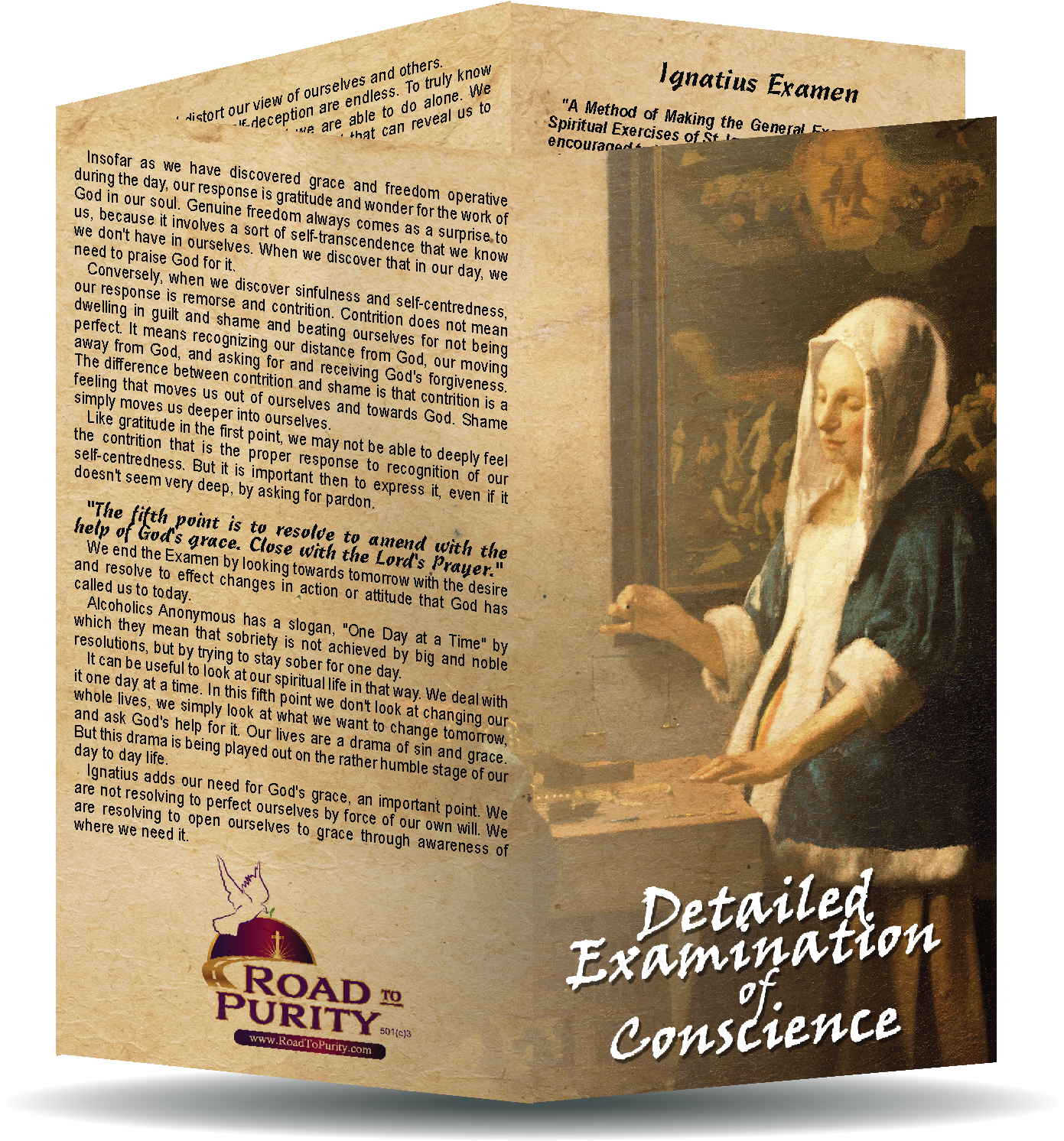Detailed Examination of Conscience - Prayer Card (c) - Journeys of Faith