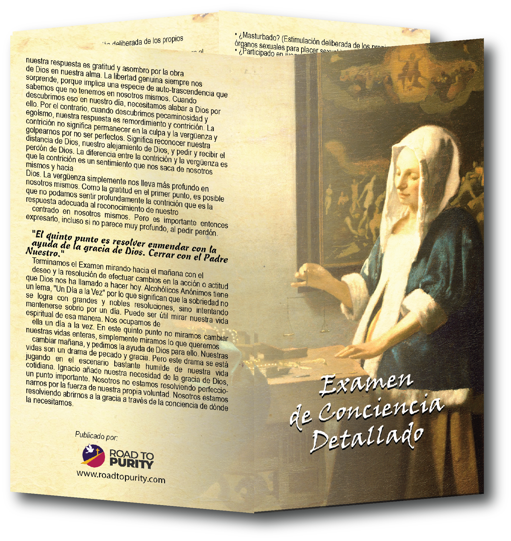 Detailed Examination of Conscience - Prayer Card -SPANISH (c) - Journeys of Faith