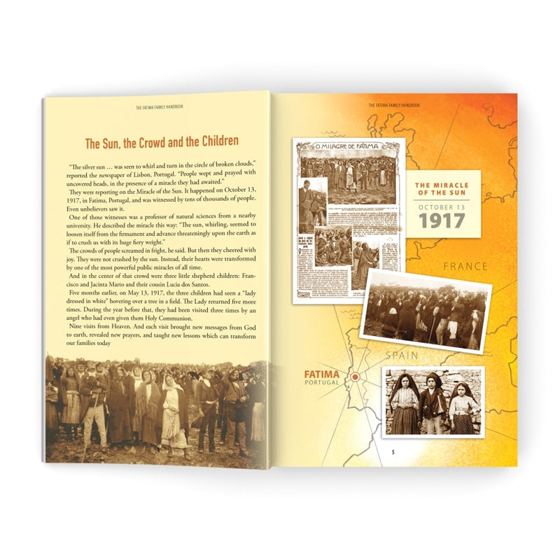 Fatima Family Handbook and Glory Story CD #13 Set - Journeys of Faith