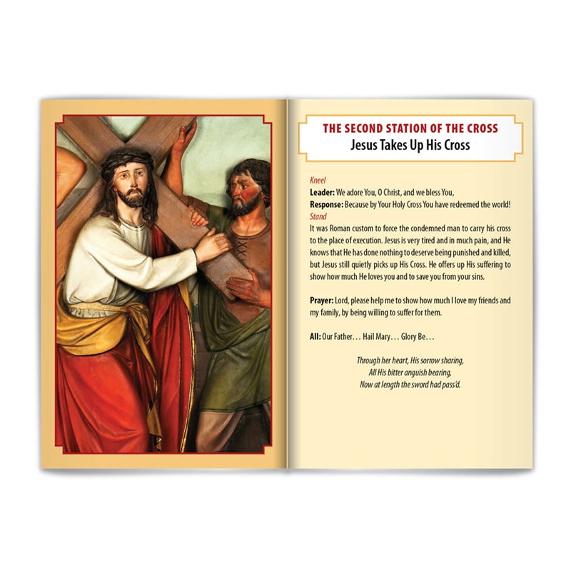 Stations of the Cross Prayer Booklet (Bi-lingual) - Journeys of Faith