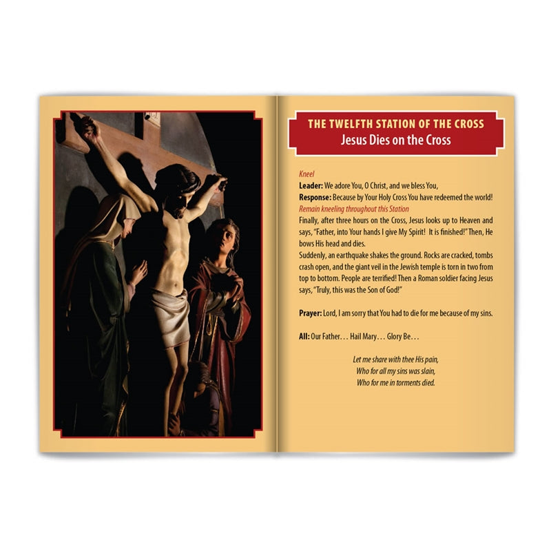 Stations of the Cross Prayer Booklet (Bi-lingual) - Journeys of Faith