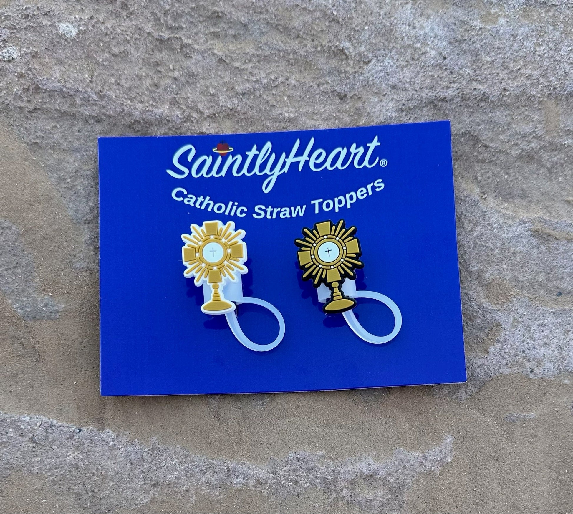 Catholic Straw Toppers: Adoration (a 2 pack!) - Journeys of Faith