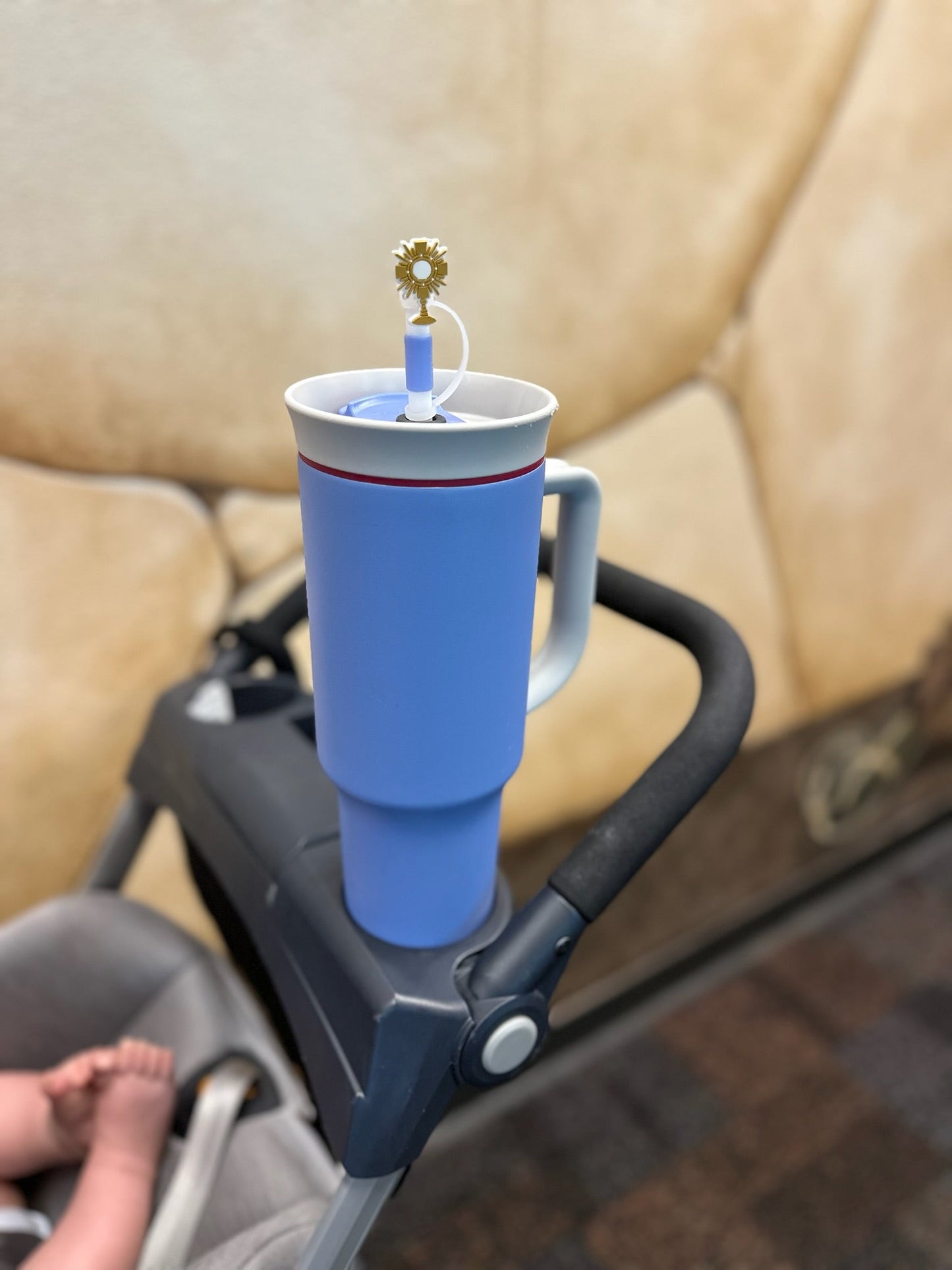 Catholic Straw Toppers: Adoration (a 2 pack!) - Journeys of Faith