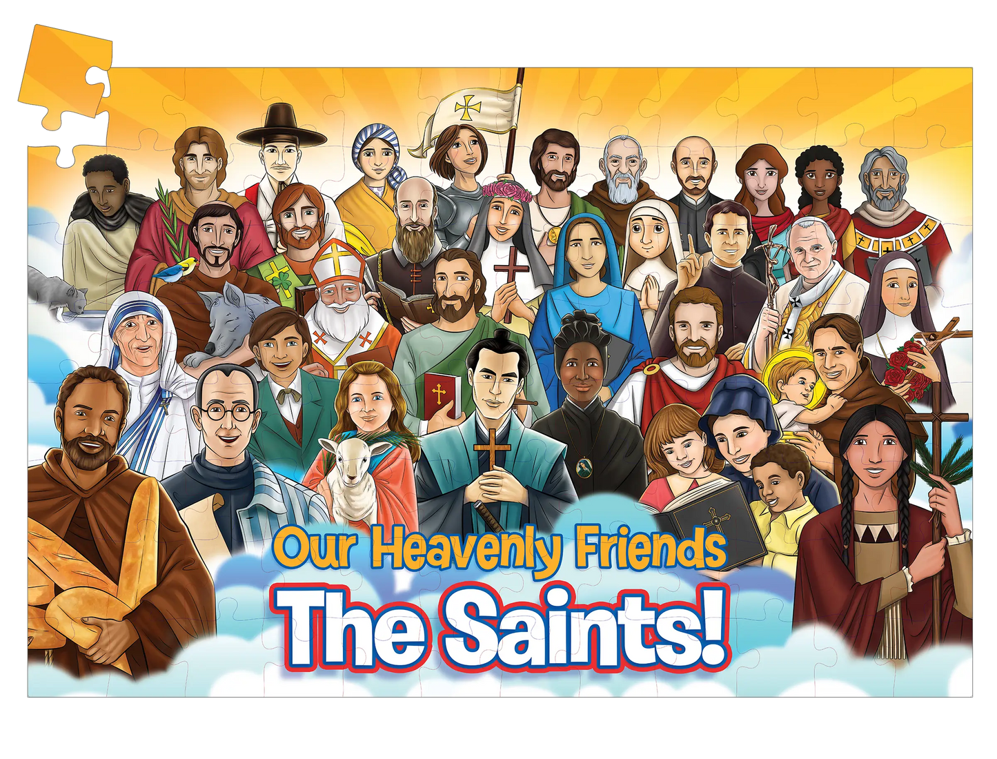 The  Saints Giant Floor Puzzle - Journeys of Faith