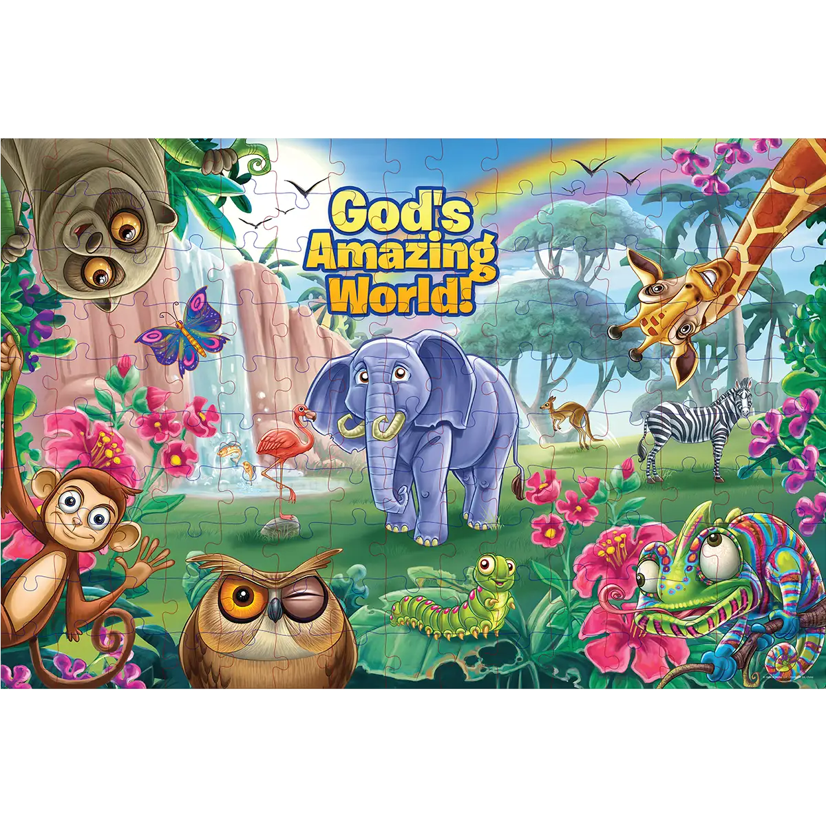 God's Amazing World - 150-Piece Giant Floor Puzzle - Journeys of Faith