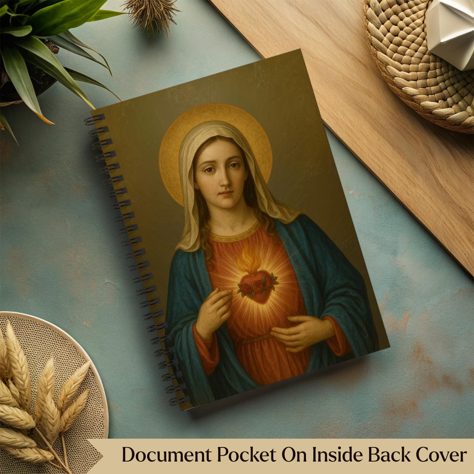 Immaculate Heart of Mary Notebook - Journeys of Faith