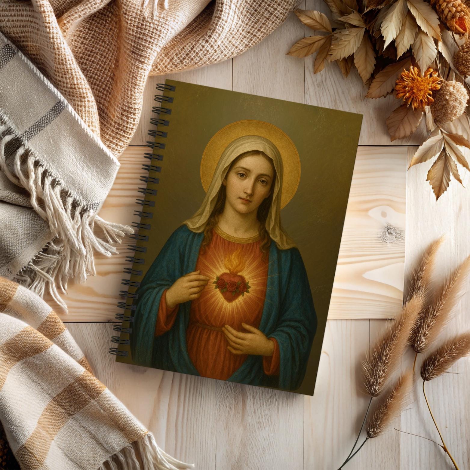 Immaculate Heart of Mary Notebook - Journeys of Faith