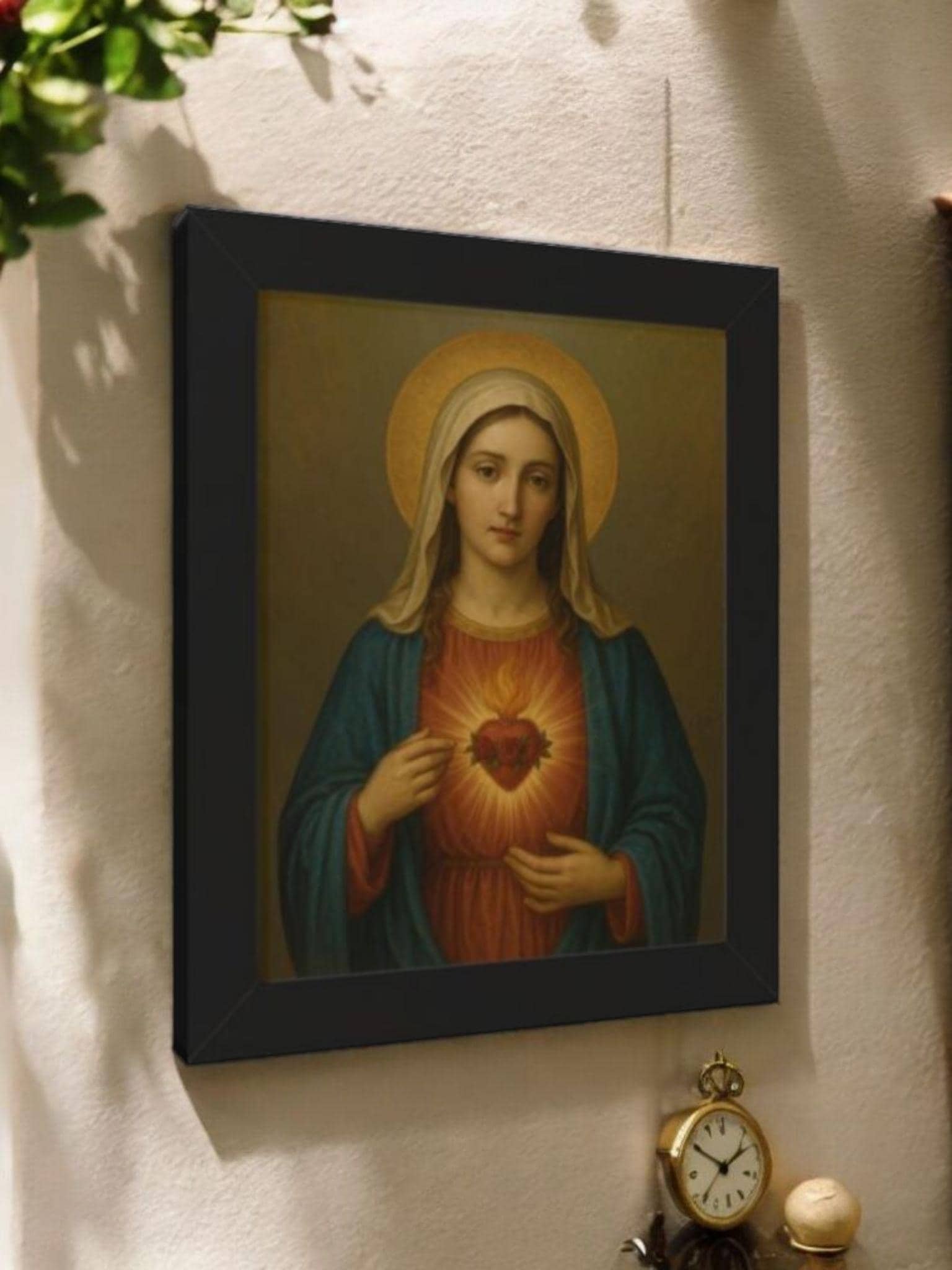 Immaculate Heart of Mary Framed Wall Art - Journeys of Faith