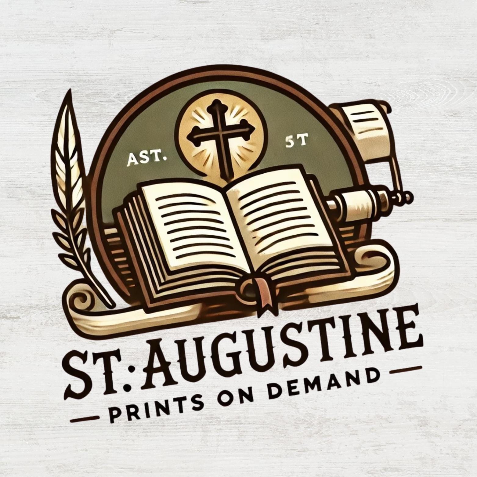 Sacred Heart of Jesus journal with religious artwork cover, featuring detailed illustration and elegant binding by St. Augustine Prints