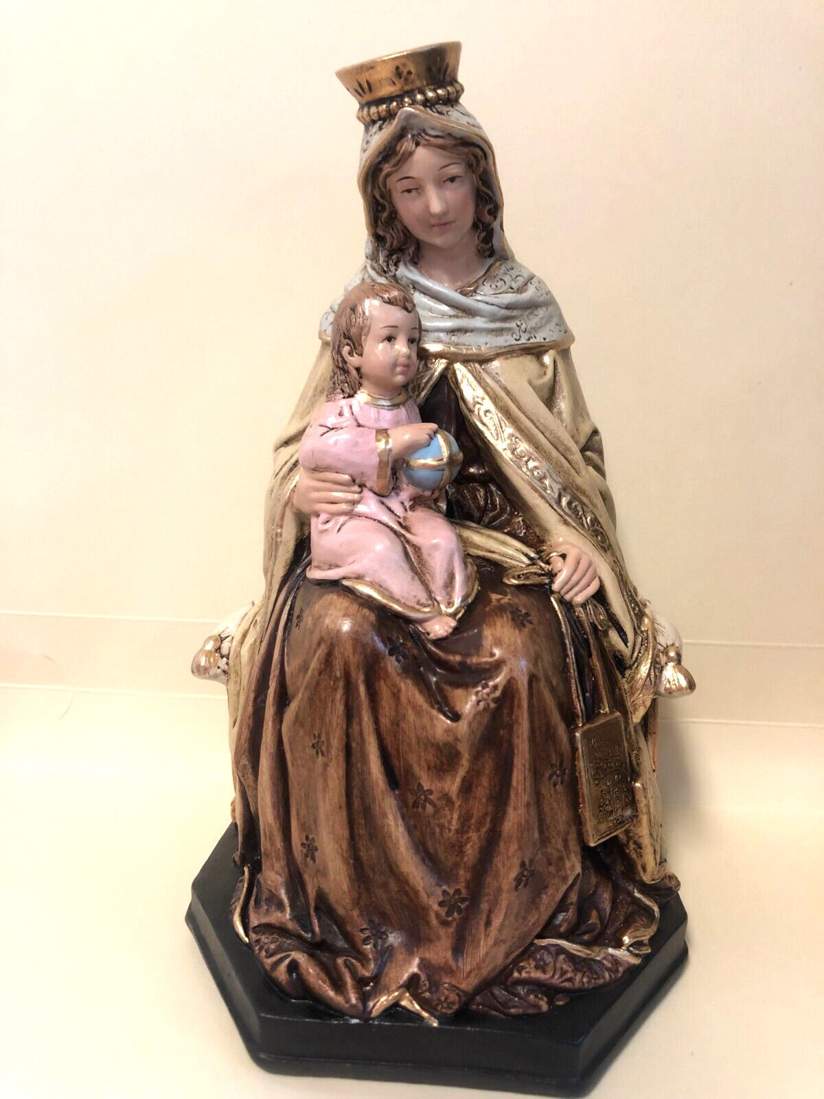 Our Lady of Mount Carmel 8" Statue, New from Colombia #L071 - Journeys of Faith