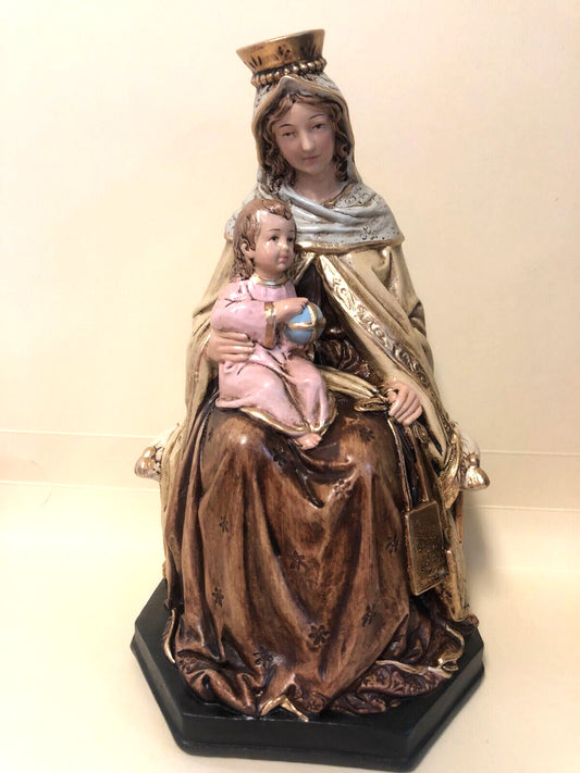 Our Lady of Mount Carmel 8" Statue, New from Colombia #L071 - Journeys of Faith