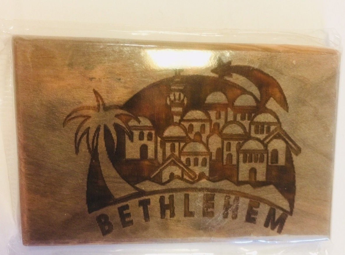 Olive Wood Magnet from Bethlehem, New - Journeys of Faith