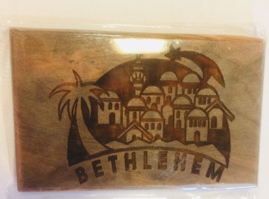 Olive Wood Magnet from Bethlehem, New - Journeys of Faith