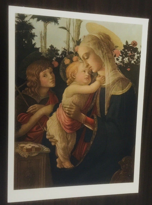 The Virgin and Child with Saint John the Baptist by Sandro Botticelli Artwork - Journeys of Faith