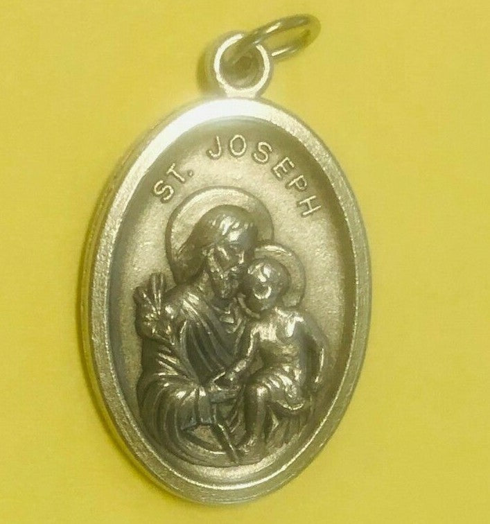 Saint Joseph with Child Jesus Medal, New from Italy #MD-059 - Journeys of Faith