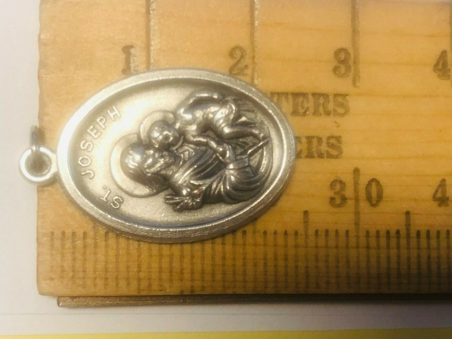 Saint Joseph with Child Jesus Medal, New from Italy #MD-059 - Journeys of Faith