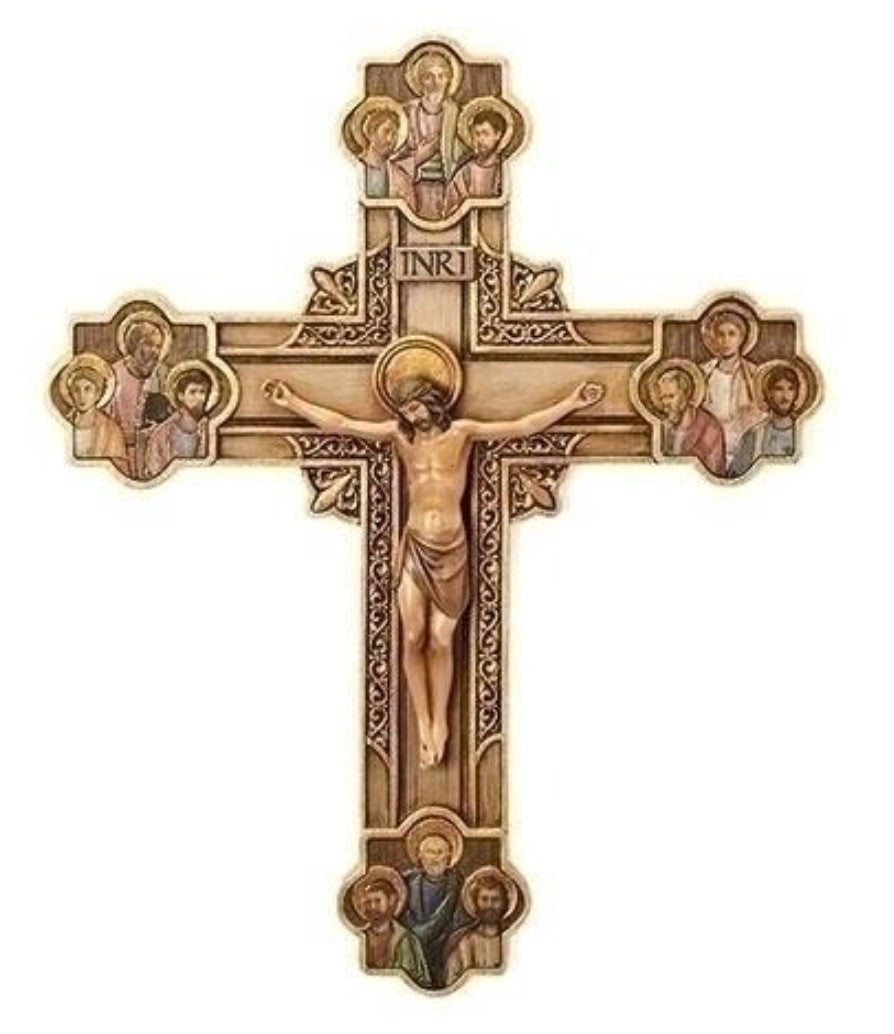 The Apostles 12" Crucifix, New #RM-64-R2 - Journeys of Faith