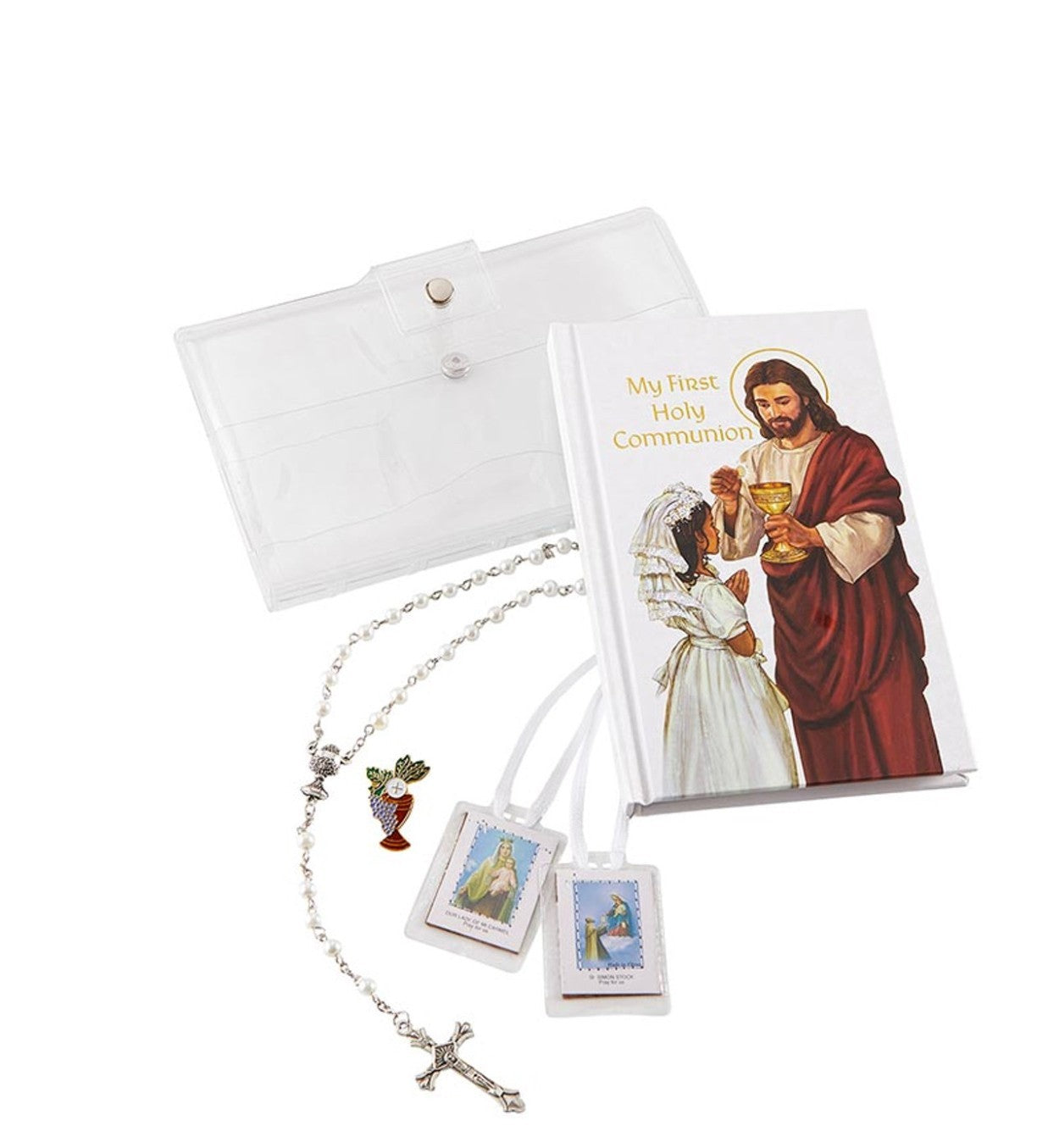 Heart of Jesus First Holy Communion 5 pc Set,For a Girl, New - #Gftshp-71 - Journeys of Faith