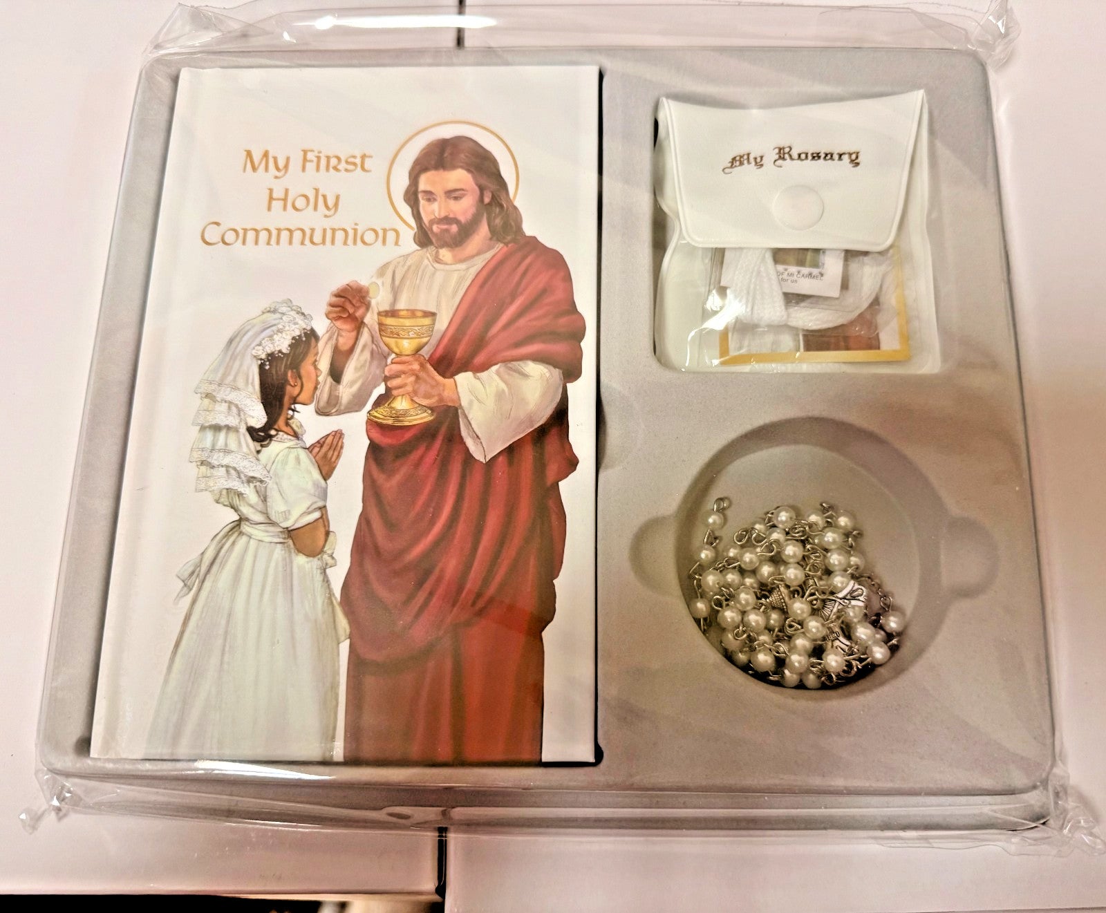 Heart of Jesus First Holy Communion 5 pc Set,For a Girl, New - #Gftshp-71 - Journeys of Faith