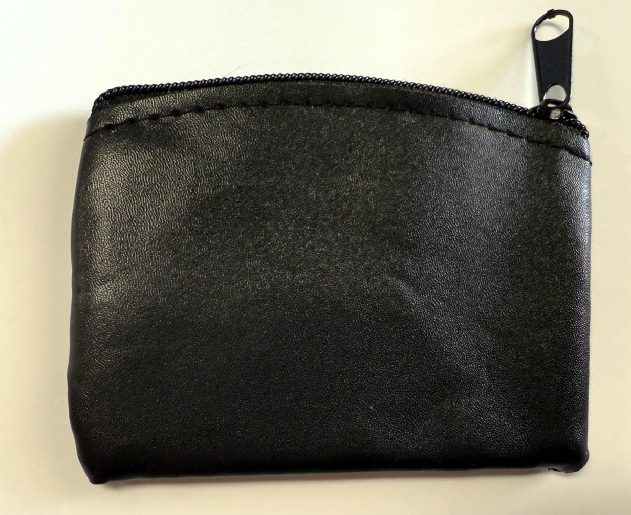 Black 3" Zip Rosary Pouch,  with Chi-Rho  Inscription, New #AB-293-R2 - Journeys of Faith