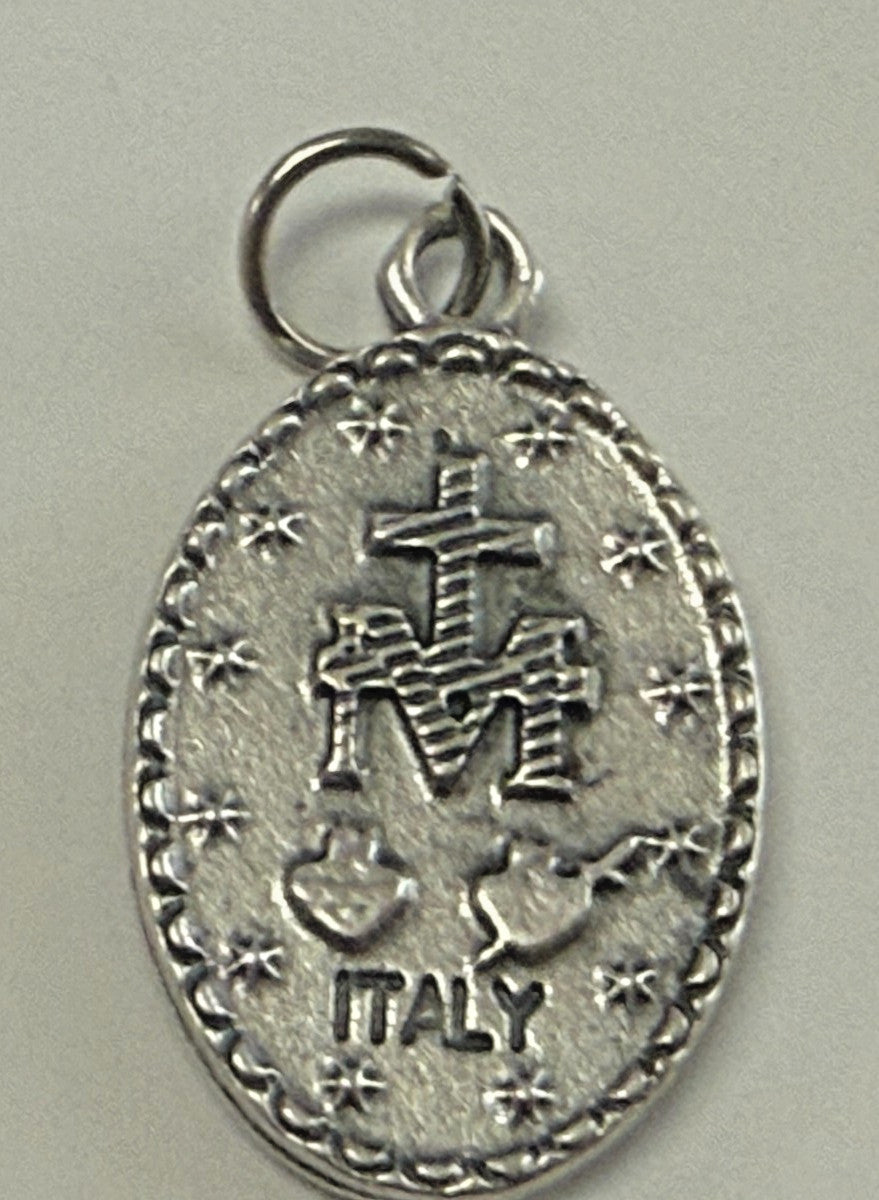 Our Lady of the Miraculous Color Image  1" Medal, New from Italy #MD-024 - Journeys of Faith
