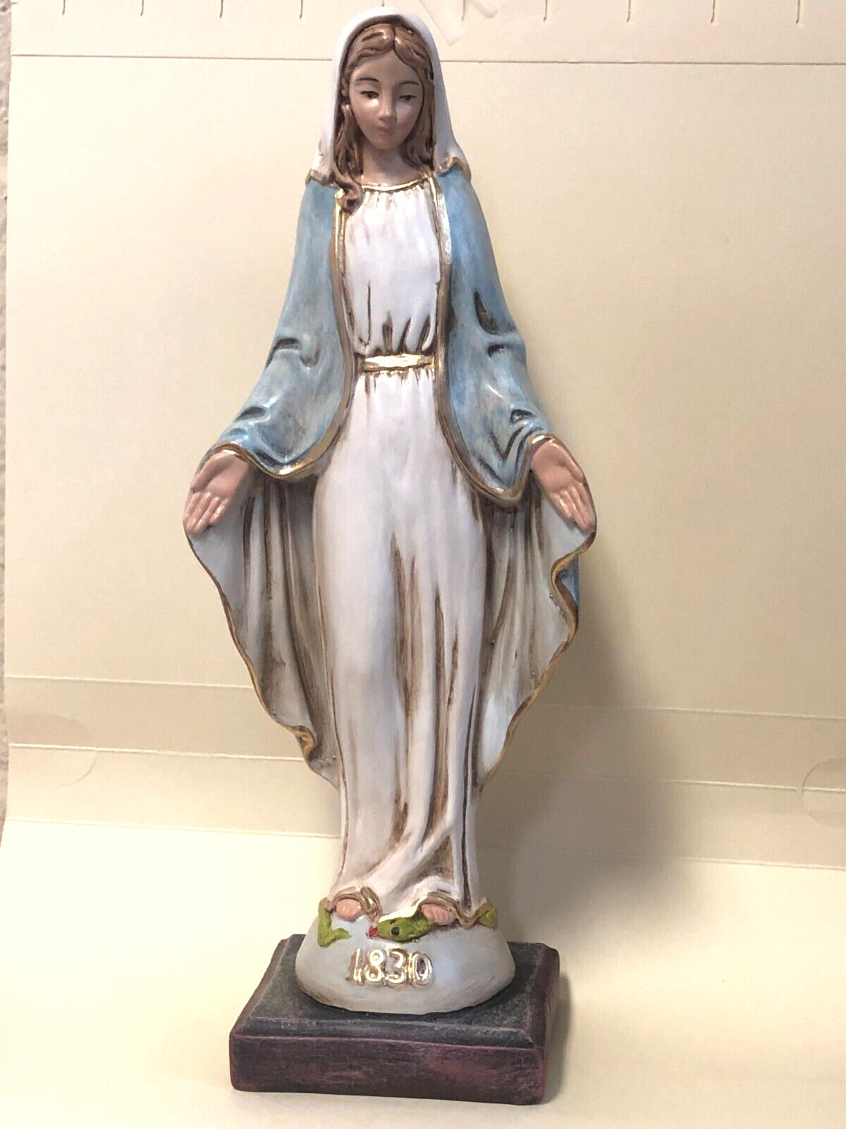 Our Lady of Grace 11.75"  Large Statue, New from Colombia L014 - Journeys of Faith