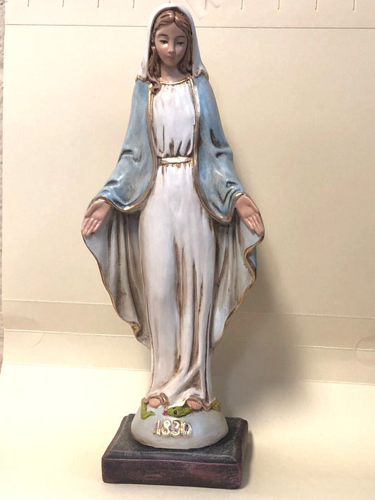 Our Lady of Grace 11.75"  Large Statue, New from Colombia L014 - Journeys of Faith