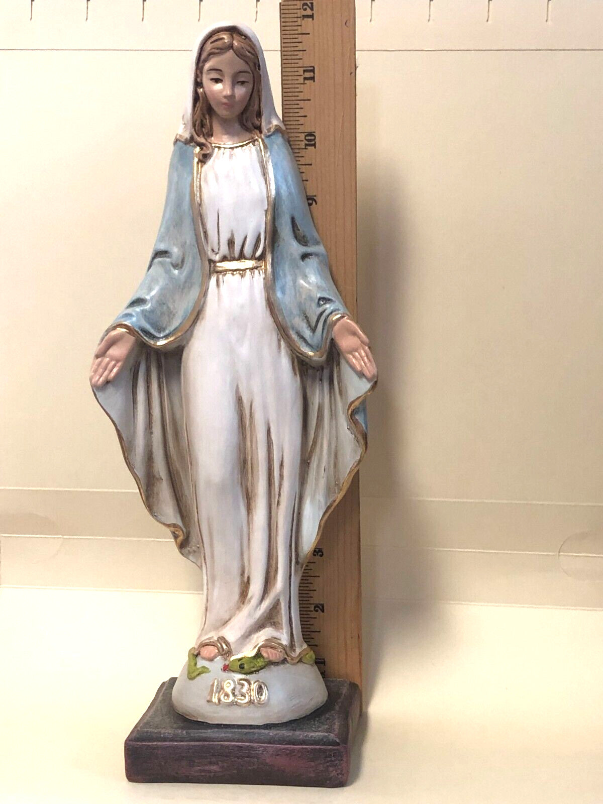 Our Lady of Grace 11.75"  Large Statue, New from Colombia L014 - Journeys of Faith