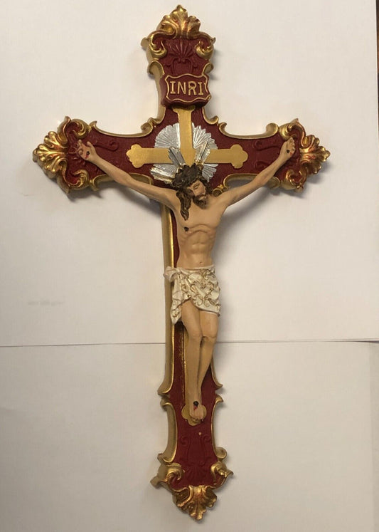 Wall Ornate Crucifix 10.50",  New #AB-131 - Journeys of Faith
