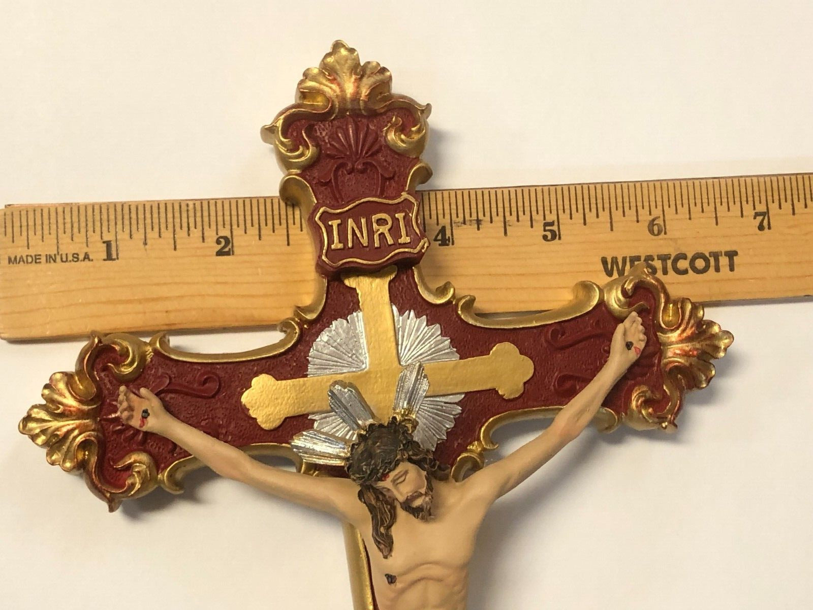 Wall Ornate Crucifix 10.50",  New #AB-131 - Journeys of Faith