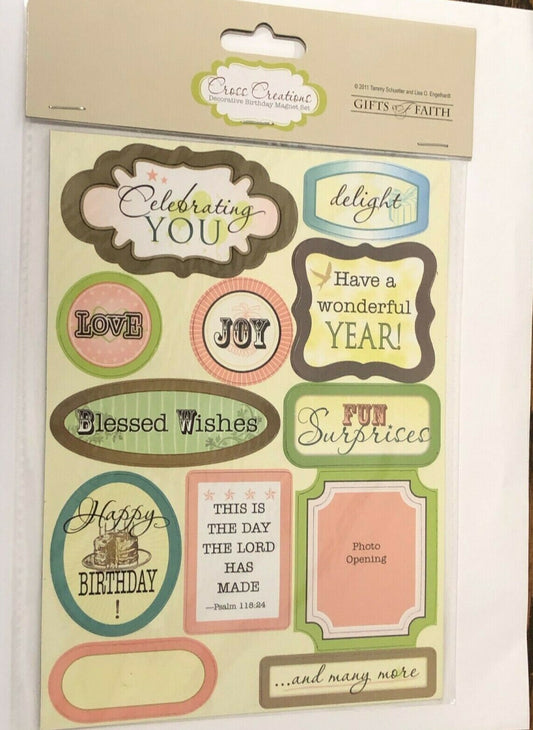 12 Assorted Magnets to Celebrate a Birthday, New - Journeys of Faith