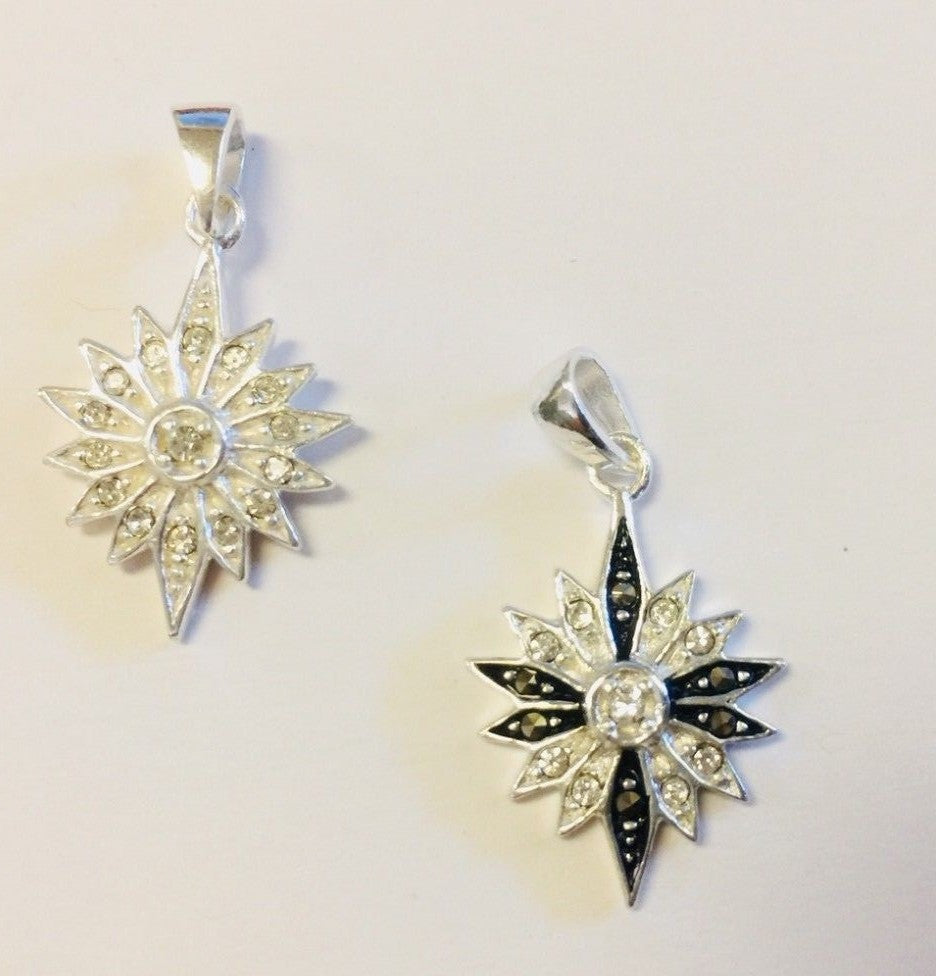 925 Sterling Silver Pendant Cross, New from Jerusalem - Journeys of Faith