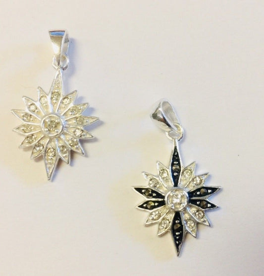 925 Sterling Silver Pendant Cross, New from Jerusalem - Journeys of Faith