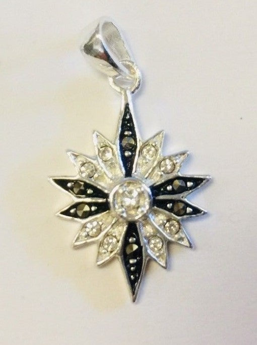 925 Sterling Silver Pendant Cross, New from Jerusalem - Journeys of Faith