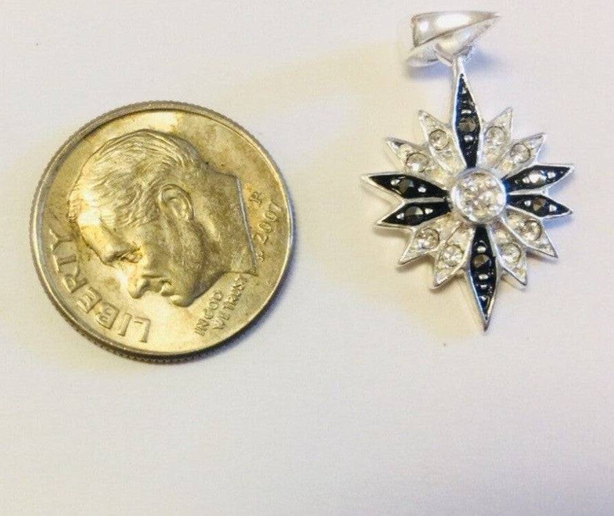 925 Sterling Silver Pendant Cross, New from Jerusalem - Journeys of Faith