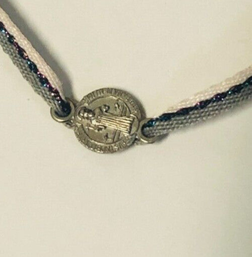 Saint Benedict Ribbon Adjustable Bracelet  8", New #MD-041 - Journeys of Faith