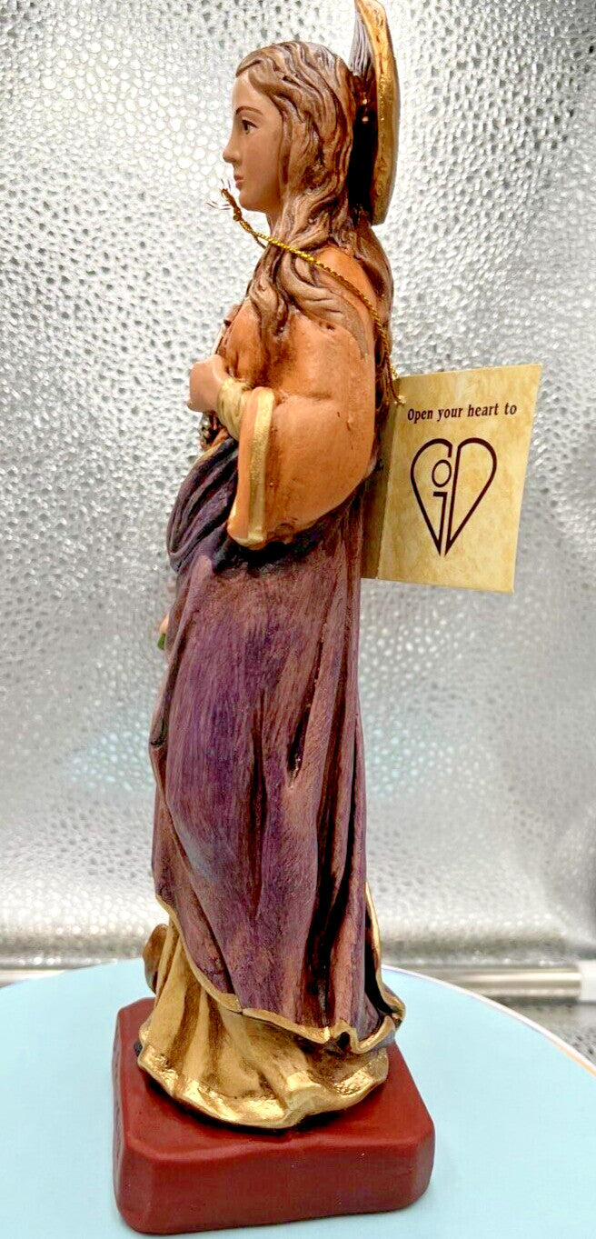 Saint Philomena 10"  Statue, New from Colombia #L004 - Journeys of Faith