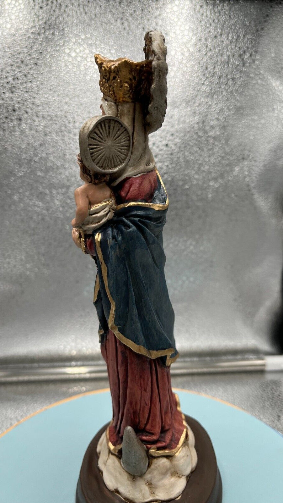Our Lady of the Rosary Statue, 8.5" New, From Colombia #L008 - Journeys of Faith