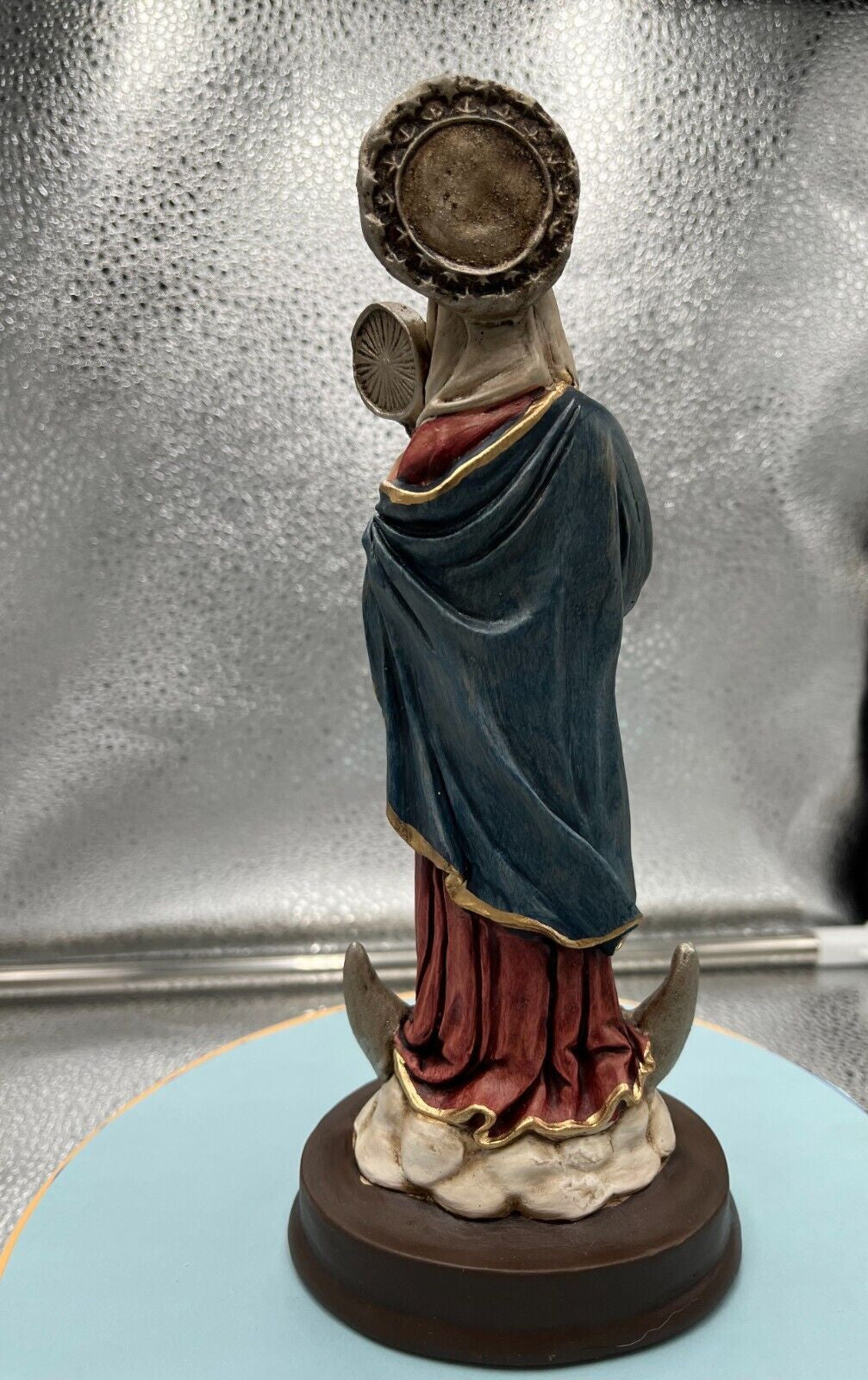 Our Lady of the Rosary Statue, 8.5" New, From Colombia #L008 - Journeys of Faith