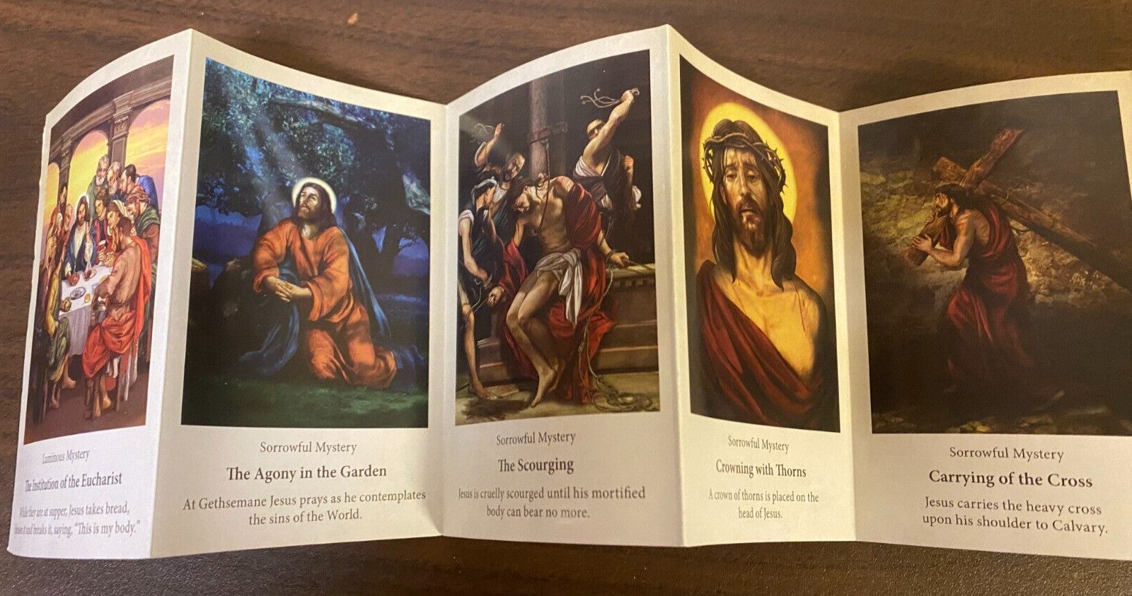 The Mysteries of the Rosary Pocket Folder, New - Journeys of Faith
