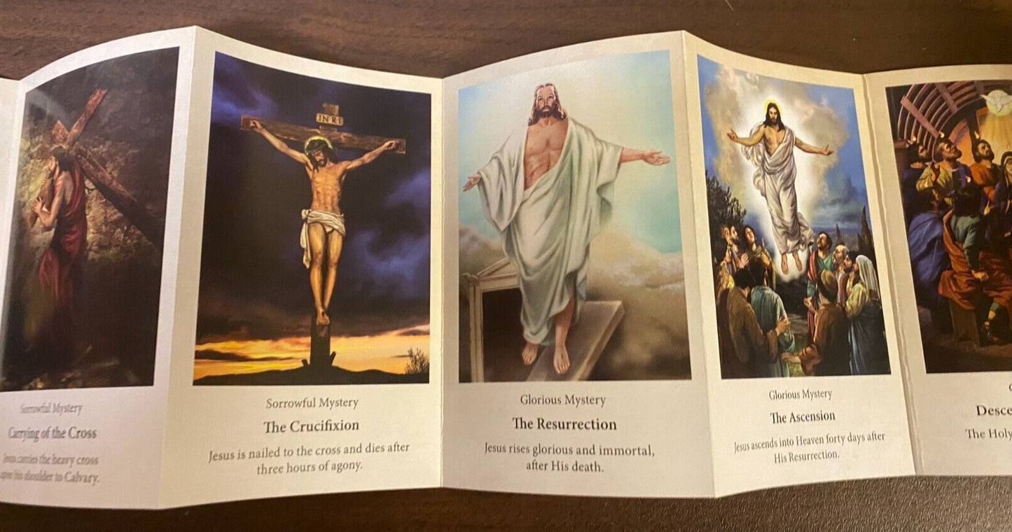 The Mysteries of the Rosary Pocket Folder, New - Journeys of Faith