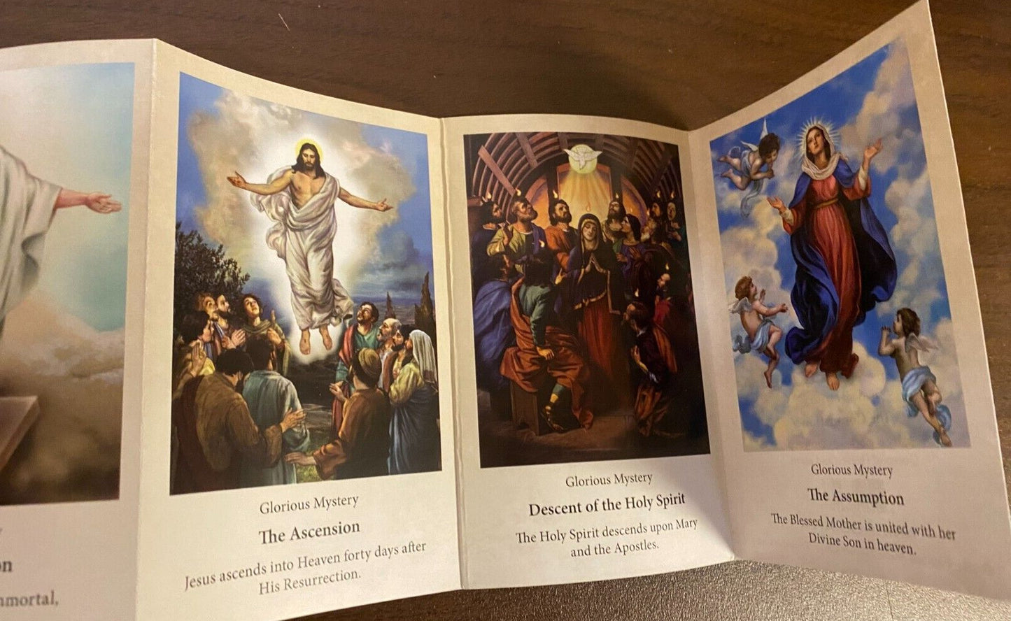 The Mysteries of the Rosary Pocket Folder, New - Journeys of Faith