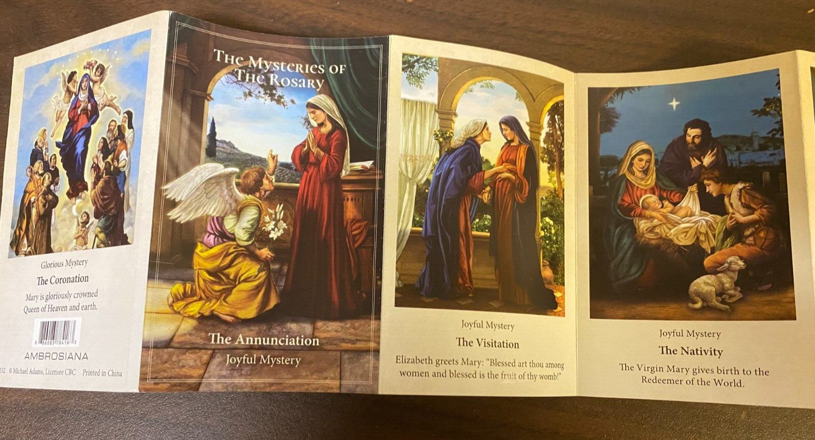 The Mysteries of the Rosary Pocket Folder, New - Journeys of Faith