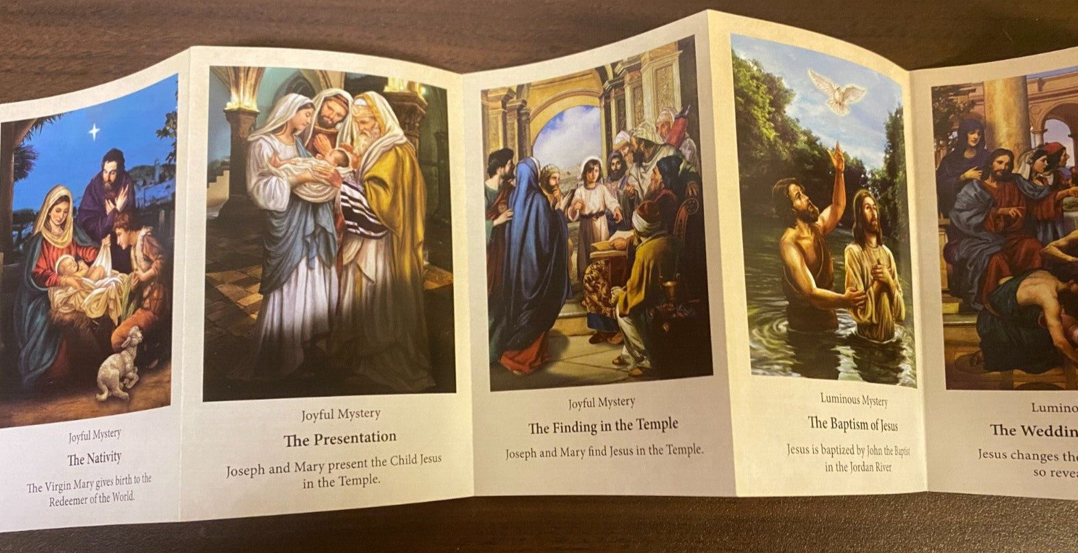 The Mysteries of the Rosary Pocket Folder, New - Journeys of Faith