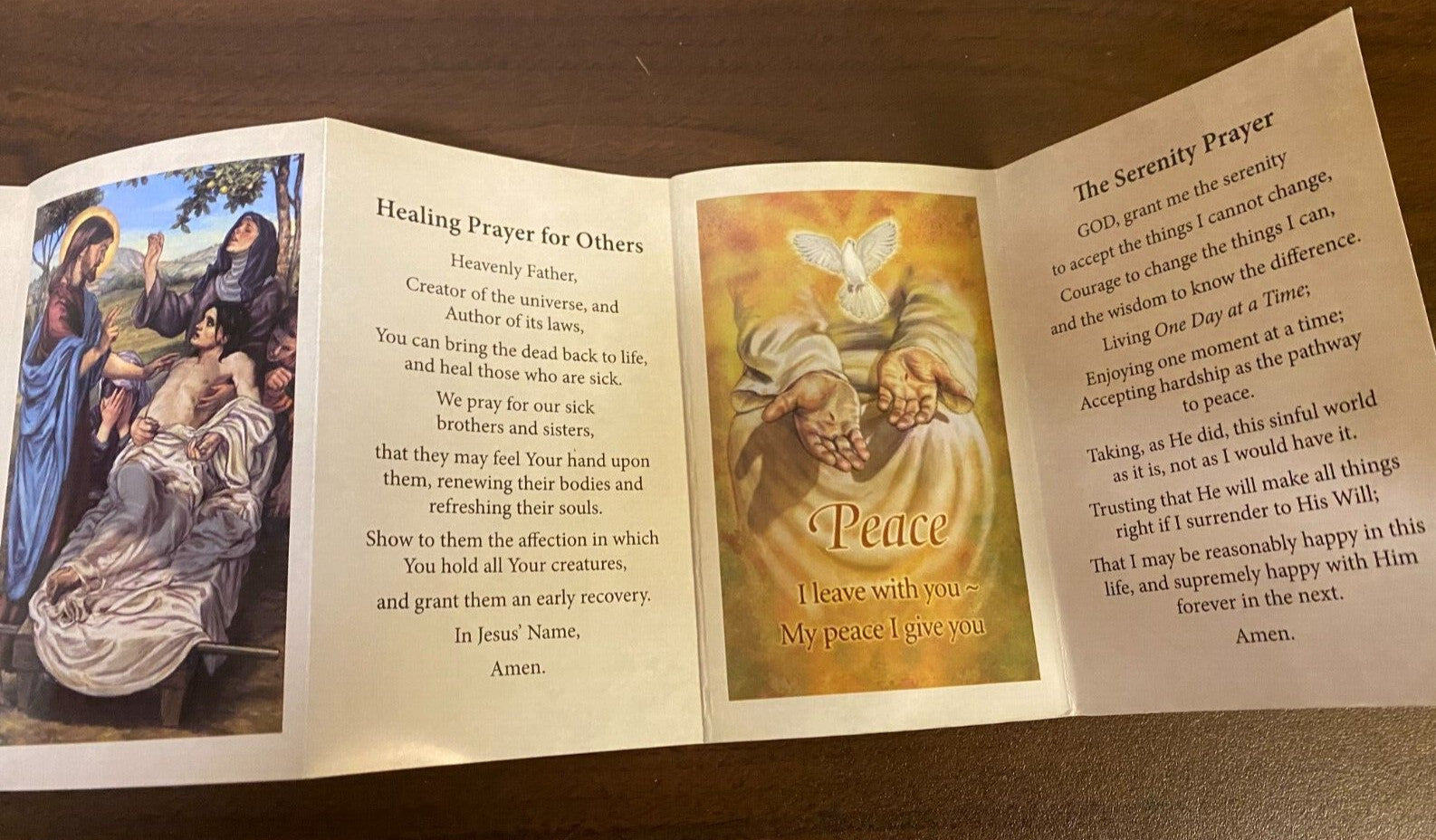 Healing Prayers Pocket Folder, New - Journeys of Faith