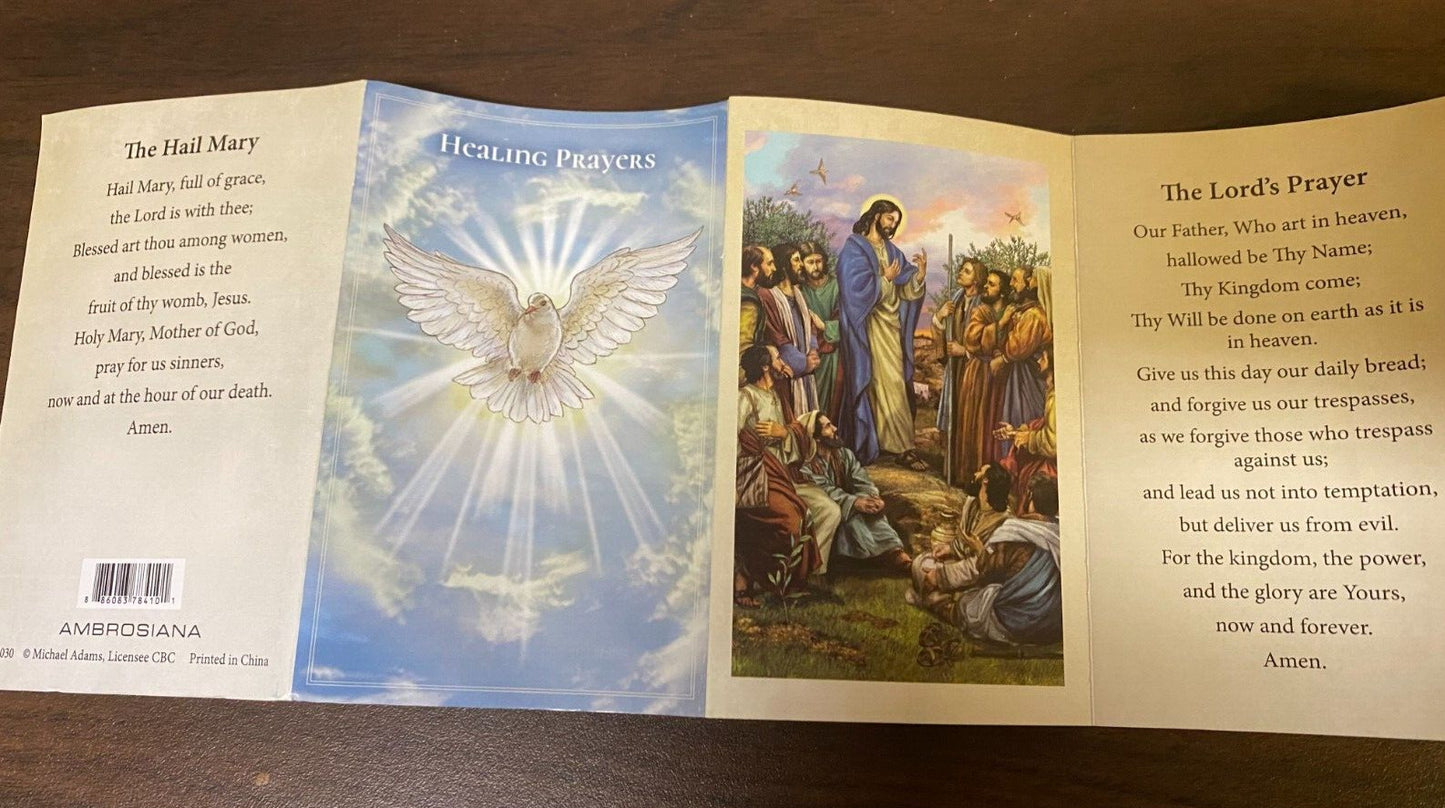Healing Prayers Pocket Folder, New - Journeys of Faith