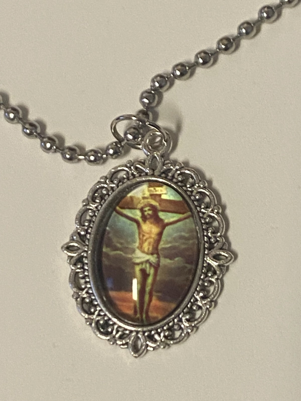 Saint Maximilian Kolbe Museum HIstory /Crucified  Jesus  Necklace New from Japan - Journeys of Faith